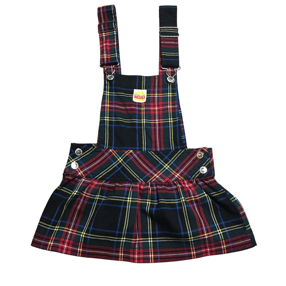 Harajuku Mini Girls Plaid Jumper Skirt Dress Red Anniversary Collection 4T